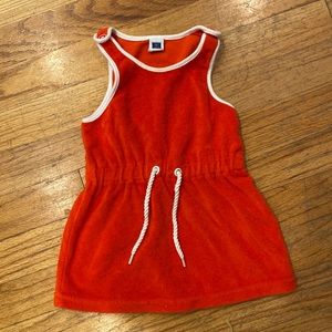 Janie and Jack terry cloth dress 6-12 mo